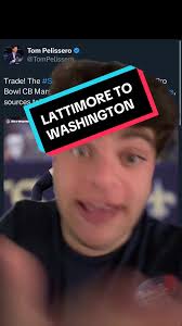 BIG TIME MOVE FOR THE COMMIES!!! #nfl #sports #football #thenextnetwork  #tradedeadline #saints #washington #neworleanssaints #washingtoncommanders  #marshonlattimore