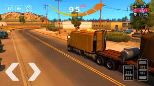 Drive all over america, develop your trucking business. American Truck Simulator For Android Apk Download