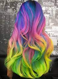 How to care for neon hair. Ombre Neon Hair Colours Novocom Top