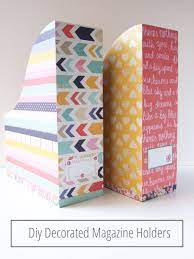 Free downloads at stocklayouts.com > Diy Decorated Magazine Holders Gathering Beauty
