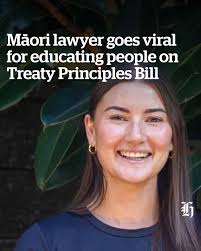 Riana Te Ngahue's videos break down Treaty issues, sparking interest beyond  Aotearoa. 📸: Layla Bailey-McDowell