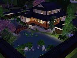 Mod The Sims Himeya Inn Another Japanese House Japanese House Minecraft House Designs Asian House
