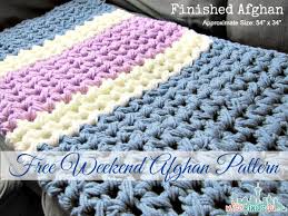 Posts about afghan written by jo schaefer. Free Easy Afghan Pattern Complete It In A Weekend Afghan Crochet Patterns Easy Afghan Crochet Patterns Easy Crochet Patterns Free