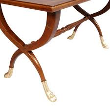 These carved wood coffee table are offered in various shapes and sizes ranging from trendy to classic ones. Art Deco Coffee Table With Hand Carved Feet In Gold Leaf For Sale At Pamono