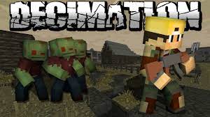 I don't own this modpack the original name is: Decimation Mod Logo Mod Zombie Survival Minecraft