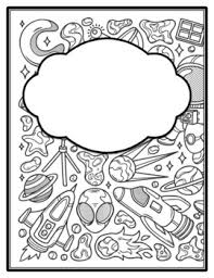 Low ceilings in small spaces can leave a room feeling stuffy. Space Universe Galaxy Binder Cover And Spines Coloring Pages Back To School