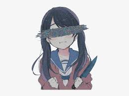 Garden of words is such a visually striking masterpiece, it really has those amazing and sad nature and realism aesthetics. Anime Girl Aesthetic Tumblr Knife Glitch Noeyes Freetoe Kawaii Anime Female Yandere Free Transparent Png Download Pngkey
