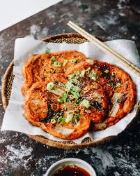 Korean Kimchi Pancakes Kimchijeon Recipe Culturallyours Kimchi Pancake Kimchi Jeon Recipe Recipes
