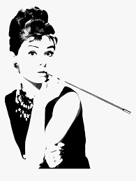 Inspired decal for any party. Breakfast At Tiffany S Wall Decal Silhouette Poster Audrey Hepburn Hd Png Download Transparent Png Image Pngitem