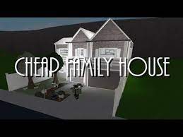 Bloxburg Cheap Family House 40k Youtube Family House Bloxburg House Ideas Bloxburg House