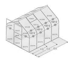 Halls Supreme 6ft Wide Greenhouse Spare