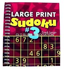 We did not find results for: B356 Large Print Sudoku Puzzle Book No 3 Queensland Blind Association