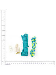 The basic steps are quite similar to those involved in the earlier multi strand tutorials, with the main difference being that you need to braid the strands after beading, before you can attach the end clasp. 10 Pc Teal And Green Braided Paracord Necklace Kit