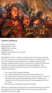 Captive Audience Dnd Dragons Dungeons And Dragons Rules D D Dungeons And Dragons