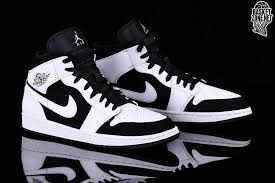 Air jordan (sometimes abbreviated aj) is an american brand of basketball shoes, athletic, casual, and style clothing produced by nike. Nike Air Jordan 1 Retro Mid Tuxedo Price 107 50