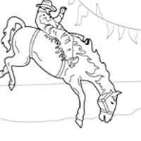 Atlanta falcons logo coloring page from nfl category. Bucking Bronco Coloring Pages Surfnetkids