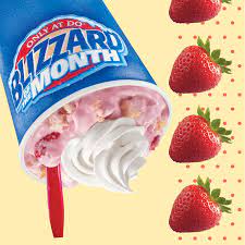 Pin By Dairy Queen On Blizzards Of The Month Dairy Queen Queens Food Strawberry Shortcake