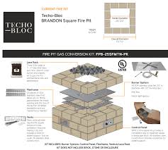 Maybe you would like to learn more about one of these? Gas Conversion Kit Techo Bloc Brandon Square Fire Pit Fireboulder Com Natural Stone Fire Pits Fireplaces And More