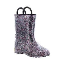 Girls Western Chief Glitter Rain Boot