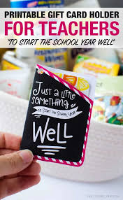 Gift card holder ideas for teachers. Teacher Survival Kit Simple Back To School Teacher Gift Idea Fun Loving Families