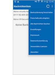 Behalten sie nicht nur die konten bei ihrer vr. Tan App