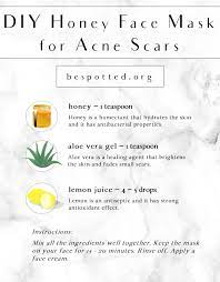 Wash face the next morning. Diy Face Scrub For Acne Scars