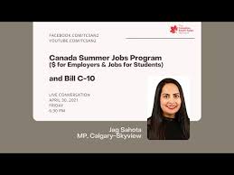 Canada has the financial ability and the technical capacity to do things better. Jag Sahota Mp For Employers Canada Summer Job Program Bill C 10 Community Update Youtube