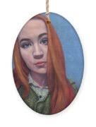 Snowflake in Red Painting by James W Johnson