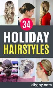 34 Creative Holiday Hairstyles Hair Styles Holiday Hairstyles Easy Diy Hairstyles Easy