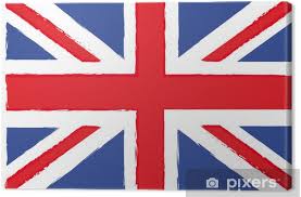 Britische flagge des schmutzes auf zerrissenem papier mit. Leinwandbild Flagge London Pixers Wir Leben Um Zu Verandern
