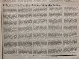 L'intervention du secrétaire général de la Cnts fc sur l'émigration  clandestine -