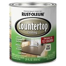 rust oleum light base satin countertop