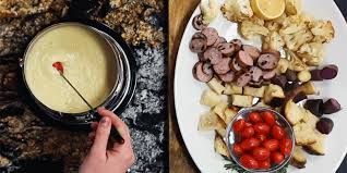 Classic 3 course fondue menu a wholesome new world. Classic Cheese Fondue Andrew Zimmern