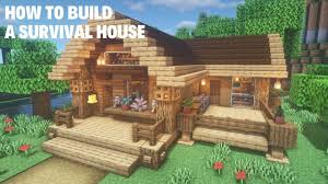 Out of all the minecraft house ideas we have on this list, this one takes underground holes and this design is an elegant mix of common features present in traditional japanese buildings. Minecraft A Wooden Survival House In 2021 Minecraft Architecture Cute Minecraft Houses Minecraft Houses