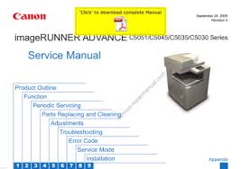 Learn how canon has supported organisations of all sizes. Canon Ir Advance C5051 C5045 C5035 C5030 Service Manual Pages Manualzz