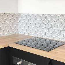 credence adhesive sur mesure modele art deco majestic credence adhesive credence carrelage adhesif cuisine