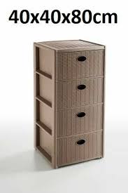 Impilabile in legno cassette scatola 40x30x14 cm tinta unita decorativo pino con. Cassettiere In Plastica Acquisti Online Su Ebay