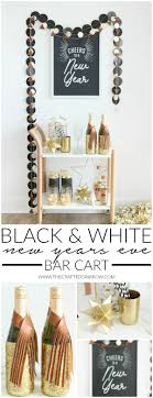 Do you assume gold mirrored bar cart seems nice? Black White New Year S Eve Bar Cart Ideas