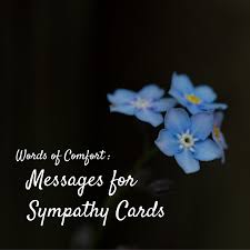 Check spelling or type a new query. What To Write In A Sympathy Card Words Of Comfort Holidappy