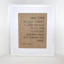 Love Poem Hessian Wall Decor Craft Quotes Poem Design Love Poems