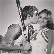 Cute baseball themed couples wedding shower invitations in red, white and navy blue hues with a baseball, heart and crossed bat design on a cream and. Baseball Girlfriend Quotes Quotesgram