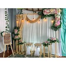 Salah satu bagian penting yang harus ada dalam sebuah pernikahan. Dekorasi Tunangan Lamaran Nikah Pelaminan Unduh Mantu Jogja Shopee Indonesia