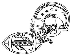 Football coloring pages for kids nfl to print christmas of saints. Football Helmet And Ball Coloring Page Free Printable Coloring Pages For Kids