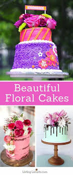 This fresh berry vanilla layered cake is light, fruity and the perfect dessert for sharing! Beautiful Floral Cakes Pretty Birthday Cake Ideas
