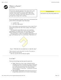 Technology is helpful until it fails. What Is Puzzle Multimedia Design And Programming Cs 215 Docsity