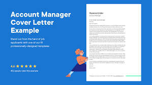 If you're applying for your first t. Account Manager Cover Letter Examples Expert Tips Free