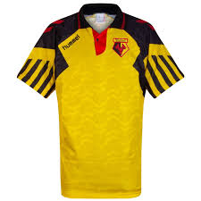 Watford fc is a premier league football club based just outside london, uk and is known as the hornets. Hummel Watford Fc 1992 1994 Home Shirt Used Condition Great Size Xl