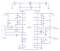 Small power portable audio amplifier design requires minimum components utilization and low power consumption, here the 5v usb audio amplifier circuit diagram composed with ns8002 will give continuous 3 watts output and this amplifier circuit don't have any output coupling capacitor or. Usb Sound Card