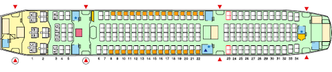 Quite annoying , as the seat in front ends up too close for comfort when reclined.when surely the point of paying extra for a wtp seat is to avoid this. Boeing 787 900 Aeromexico Seat Map