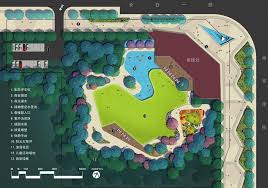 沈阳中海和平之门 landscape design color plan landscape architecture